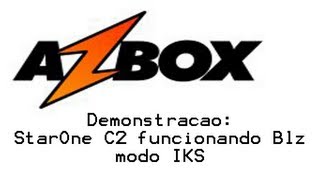 Azbox StarOne C2 funcionando no modo IKS [upl. by Duomham]