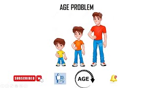 AGE PROBLEMS  Word problem techniques  age problem tricks and shortcut  digital academy 10 [upl. by Haynor]