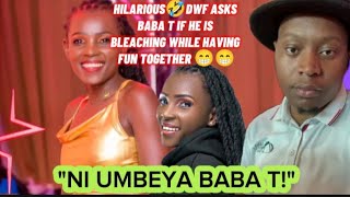 HILARIOUS🤣DWF ASKS CINDY BAIBE IS BLEACHING WHILE HAVING FUN TOGETHER 😁😁 [upl. by Yrelav]