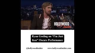 Ryan Gosling on quotIm Just Kenquot Oscars Performance  Video fallontonight [upl. by Aleka]