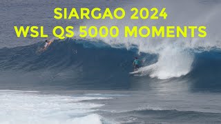 MOMENTS FROM SIARGAO 2024 WSL QS 5000 [upl. by Nauwaj920]