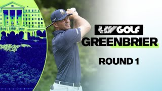 LIV GOLF GREENBRIER  ROUND 1  AUG 16 2024 [upl. by Alleyne]