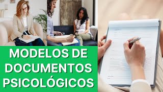 86 Modelos de Documentos Psicológicos  Relatório Psicológico  Atestado Psicológico [upl. by Nnylkcaj]