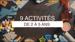 9 ACTIVITÉS AMUSANTES À FAIRE AVEC LES ENFANTS POUR DÉVELOPPER LA MOTRICITÉ FINE [upl. by Oniskey]