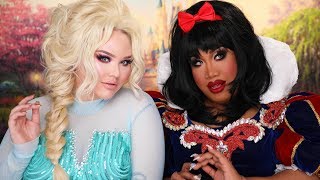 DISNEY PRINCESS GET READY WITH ME with NIKKIETUTORIALS  PatrickStarrr [upl. by Eilac296]