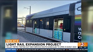 New light rail expansion in northwest Phoenix opens early 2024 [upl. by Eseeryt704]