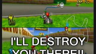 Mario Kart Wii 64 Bloopers Marios Revenge on Luigi [upl. by Jessie]