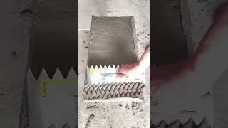 Sawtoothshaped cement mortar forming process [upl. by Galatea46]