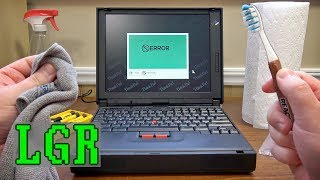 LGR  Restoring a 1997 IBM ThinkPad 380XD [upl. by Kumar8]