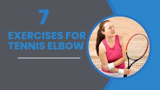 BEST EXERCISES FOR TENNIS ELBOW [upl. by Otrebron]