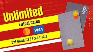 How to Get Unlimited Virtual Cards for Free Trials trials visa [upl. by Ashil]