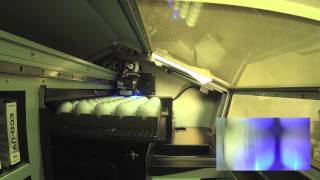 Custom printed golf balls on a Roland LEF20 UV printer [upl. by Cathrin]