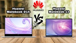 HUAWEI MATEBOOK D14 VS HUAWEI MATEBOOK 13  PROS AND CONS  TECH COMPARISONS [upl. by Gnilsia]