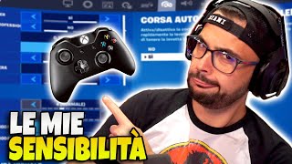 le Mie Sensibilità Aggiornate di FORTNITE [upl. by Airamas]