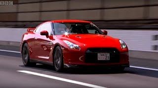 Nissan GTR vs Bullet Train Race Across Japan Part 2  Top Gear [upl. by Haugen]