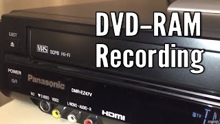 Vintage Video Dub DVDRAM Panasonic DMREZ47V [upl. by Rossen423]