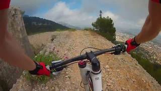 Descente du Mont Faron à VTT avec un Canondale F29 Carbone 2 1 [upl. by Eelrebma962]