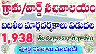 AP gramaword sachivalayam update  gramaword sachivalayam vacancy list ap latest jobs 2024 RK [upl. by Sikras]