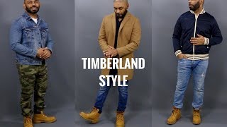 How To Style Mens Timberland BootsHow To Wear Timberland 6 Inch Premium Wheat Boots [upl. by Chelsey]