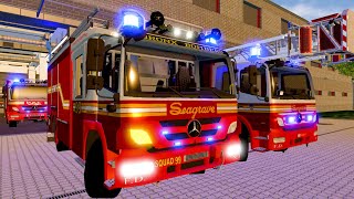 Emergency Call 112  New York Firefighters on Duty 4K [upl. by Fessuoy365]