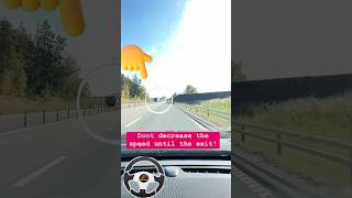 Motorway driving  clearway driving  highway driving car shorts tips [upl. by Utica373]