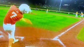 Doc Mogford RBI BASE HIT  2024 LLWS  Florida vs Texas 🇺🇸 [upl. by Reivilo]