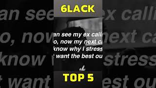 6lack Best Songs Ever Top Hits 2023 shorts [upl. by Oirom776]