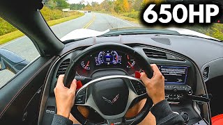 POV What Its Like to Drive a C7 Corvette Z06 [upl. by Billat213]