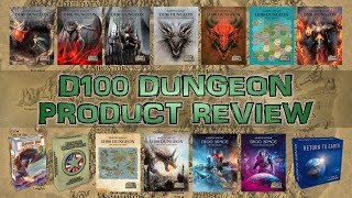 D100 DUNGEON PRODUCT REVIEW MK GAMES D100 SPACE [upl. by Arvad]