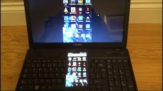 How to CAST your Phone Screen to a Win 10 Laptop  PC 6 [upl. by Ahseena]