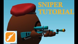 SNIPER TUTORIAL Shell shockers how to WIN every game [upl. by Eicrad]