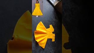 New Frock cutting and simple tips frockcutting easytips [upl. by Sirob634]