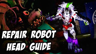 Repair Robot Head Mission Guide decommission Roxy  FNAF Security Breach Walkthrough Part 11 [upl. by Luz]