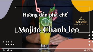 Bài 52 Công thức chuẩn Mojito chanh leo How to Make Passion Non AlcoholMojito [upl. by Otina]