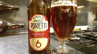 Birrificio Angelo Poretti Bock Rossa 6 Lupoli Doppio Malto  Italian Beer Review [upl. by Descombes]