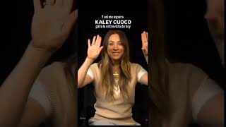 Así espera KALEY CUOCO para la entrevista que tuvimos hoy  BASED ON A TRUE STORY for real [upl. by Maritsa]