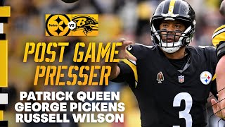 Queen Pickens amp Wilson Postgame Press Conference Week 11 vs Ravens  Pittsburgh Steelers [upl. by Atekin390]