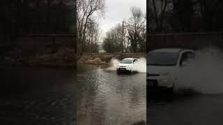 Fiat panda 4x4 through a Ford [upl. by Eenhpad56]