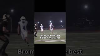 A LINEMAN at kicker is NASTY WORK🤣🔥youtubeshorts footballshorts football highschoolfootball [upl. by Dahlstrom723]