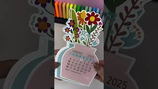 Buquê de flor que DURA O ANO INTEIRO papelaria calendario buquedeflor organização meupoa [upl. by Liane892]