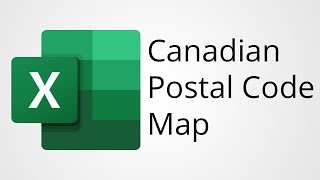 Excel Map with Canadian Postal Codes [upl. by Arnuad985]