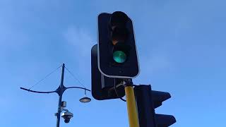 2017 Tyco LED Traffic Lights  Stafford Street amp Church Street Timaru [upl. by Ayle671]