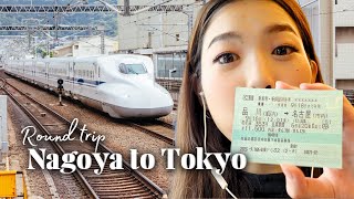 Buying Shinkansen Tickets in Japanese 🚅 Nagoya to Tokyo Round Trip [upl. by Hanae138]