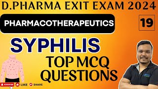 D PHARMA EXIT EXAM  syphilis  pharmacotherapeutics dpharm 2nd year  pharmacotherapeutics [upl. by Robbyn]