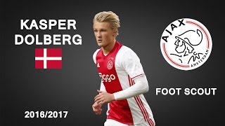 KASPER DOLBERG  Ajax  Goals Skills Assists  20162017 HD [upl. by Eonak]