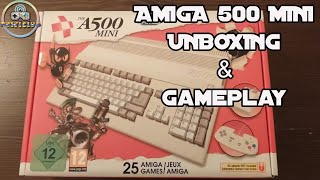 Amiga 500 mini Unboxing amp Gameplay [upl. by Axel]