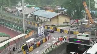 Huge pile up  Crash  2017 Macau Grand Prix  FIA GT World Cup [upl. by Nnylodnewg]