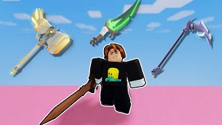 Winning with Every Forge Weapon Roblox Bedwars [upl. by Sugar790]