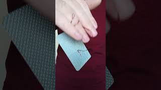 INVISIBLE CARD CORNER REVEALED cardtricktutorial cardtricks magicshortsvideo [upl. by Elamaj2]