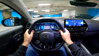 CITROEN C5 AIRCROSS Facelift 2023  night POV test drive PURE DRIVING PHEV [upl. by Evol]